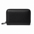 Geeopuk Credit Card Holder Wallet, 18 Card Slots & 2 Pockets, PU Leather Zip Around Accordion Card Case for Women and Men, Black