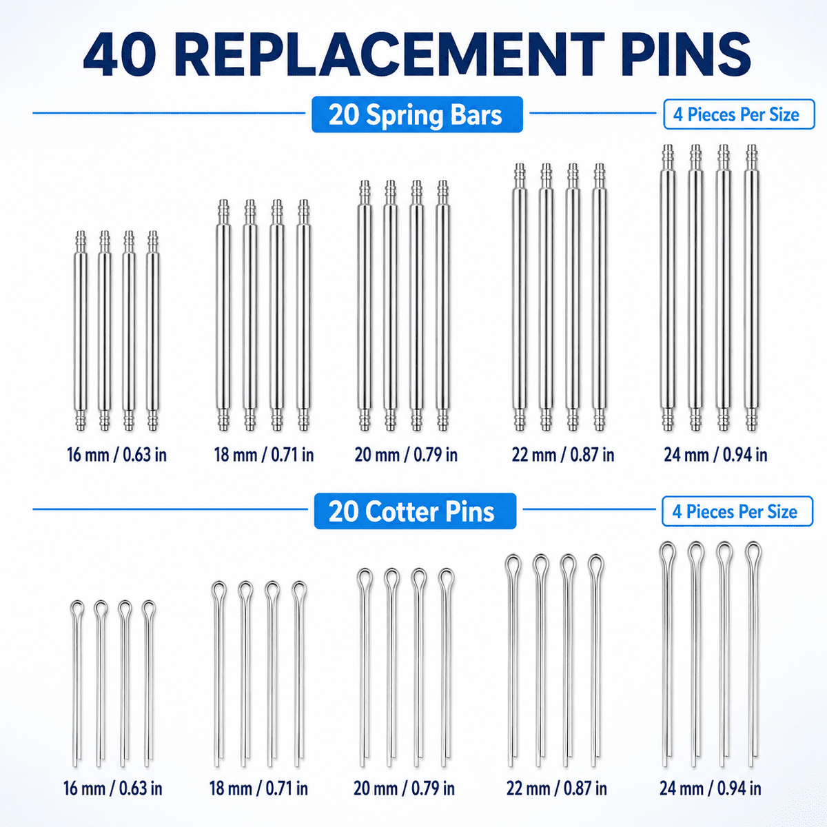 Geeopuk 55-Piece Watch Repair Kit, Professional Watch Band Link Remover Tool Set with Spring Bar Tool, Pin Punches, Bracelet Holder and Storage Case